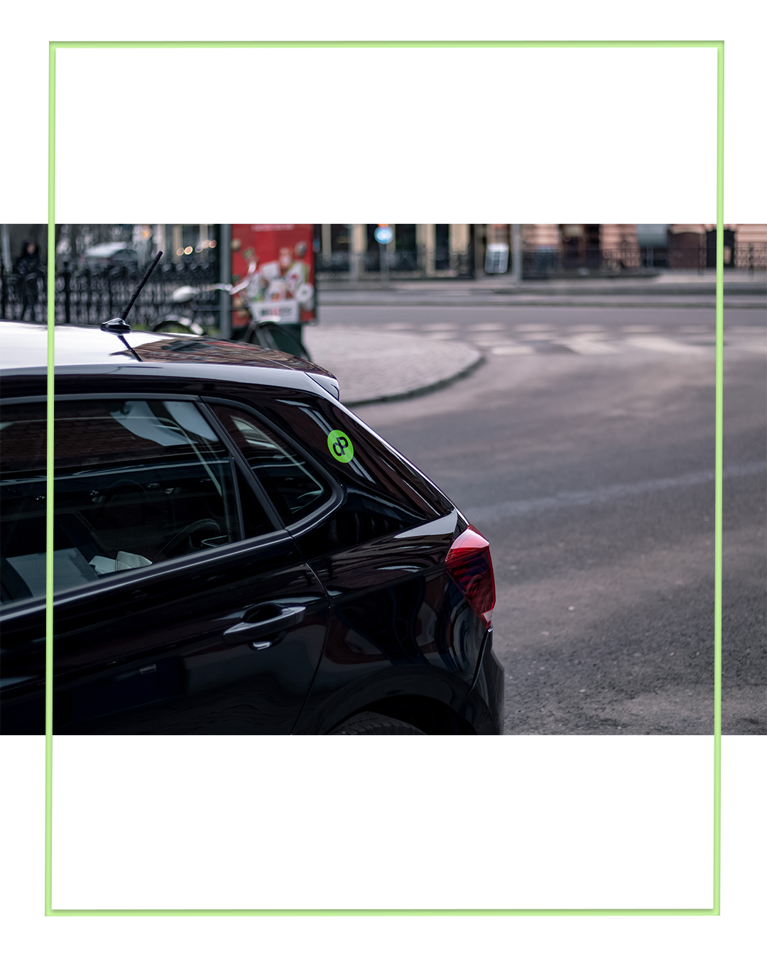 Vit VW Golf eller Polo